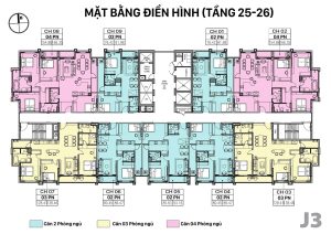 Mặt bằng Chung cư Jade Square Cổ Nhuế