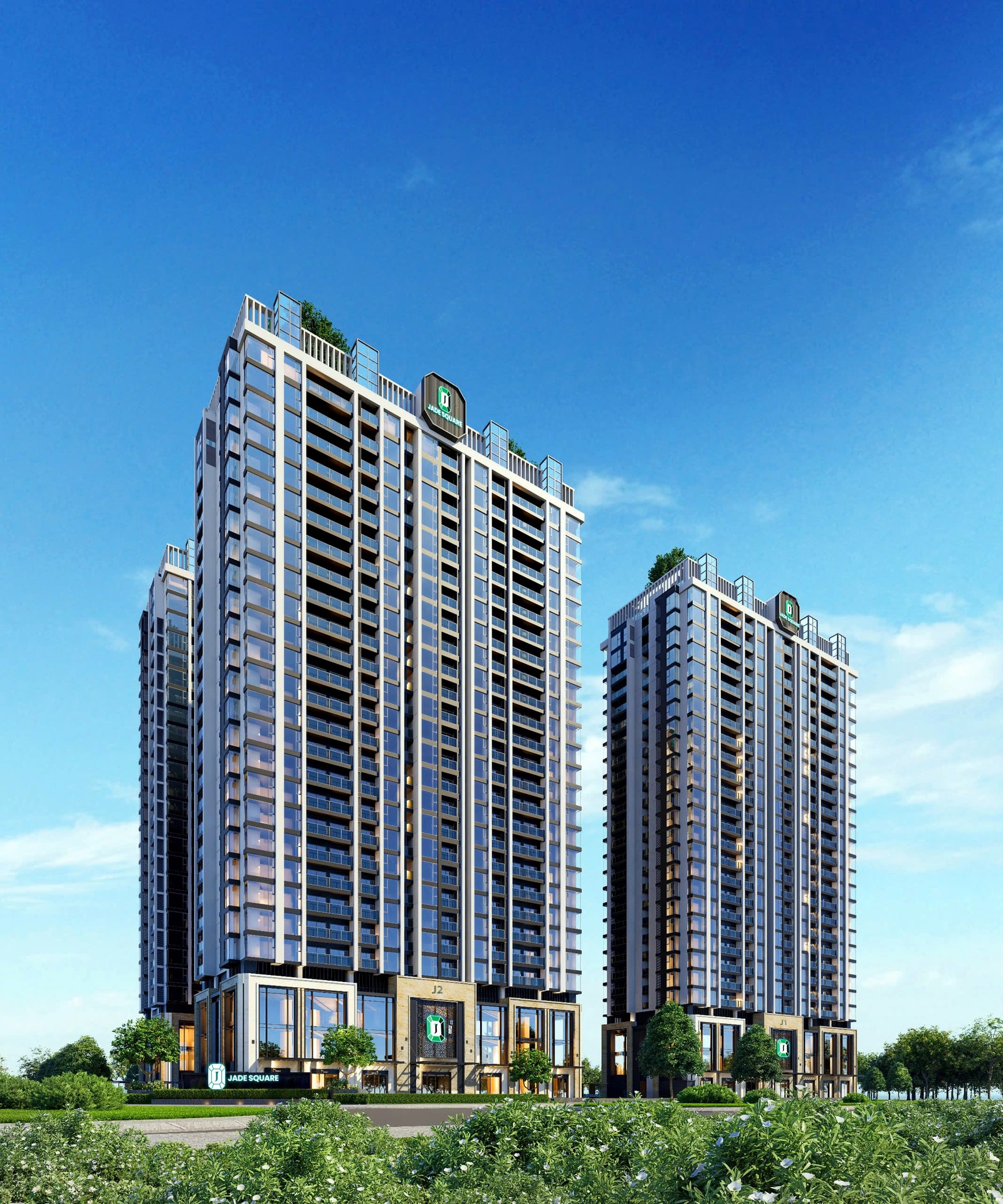 Phối cảnh Jade Square Cổ Nhuế
