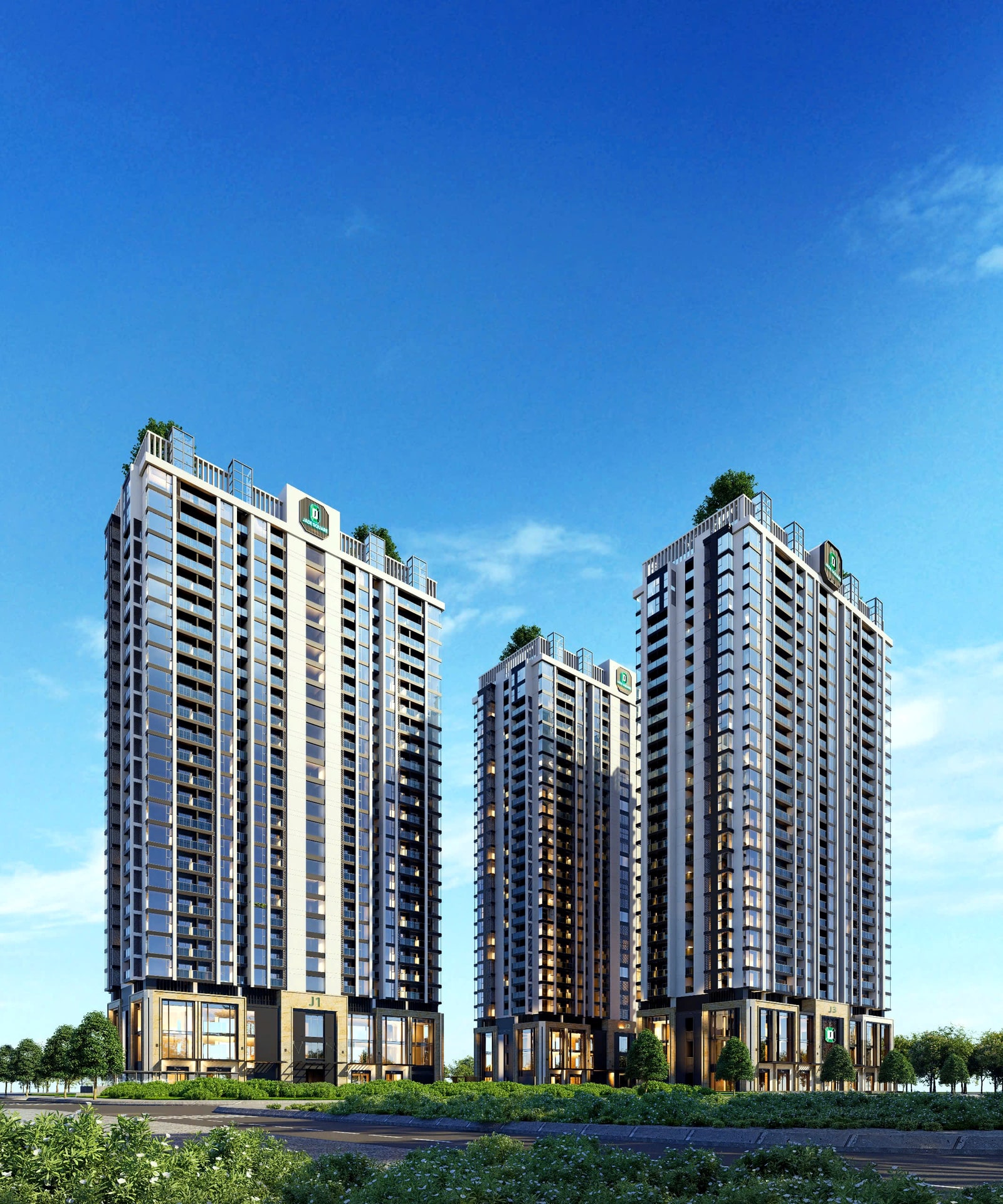 Phối cảnh Jade Square Cổ Nhuế